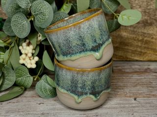 Frozen forest ❄️🌲🌲 #ceramic #ceramicstudio #ceramicsofinstagram #cups #cup #ceramicsart #ceramicsmagazine #ceramicsdaily...